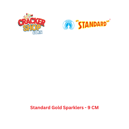 Standard Gold Sparklers - 9 CM